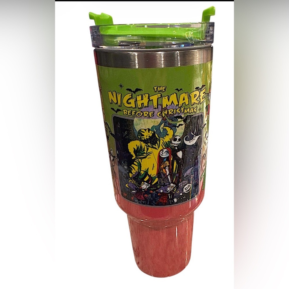 The Nightmare Before Christmas Tumbler - came w ripped decal new in box w straw